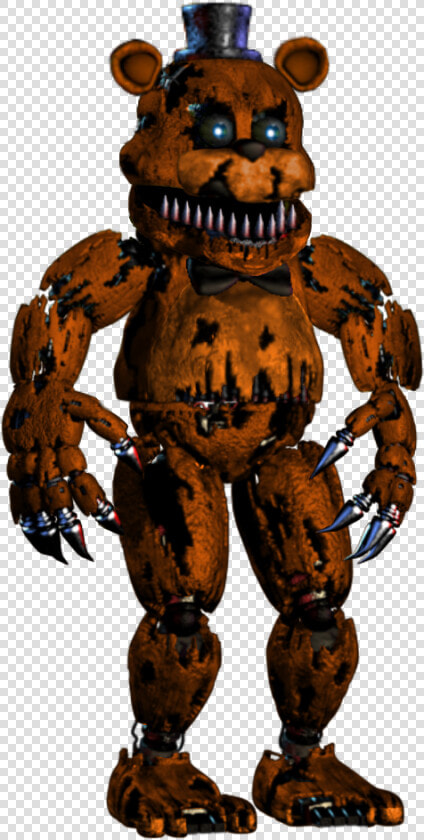 Transparent Fnaf Freddy Png   Fnaf Un Nightmare Freddy  Png DownloadTransparent PNG