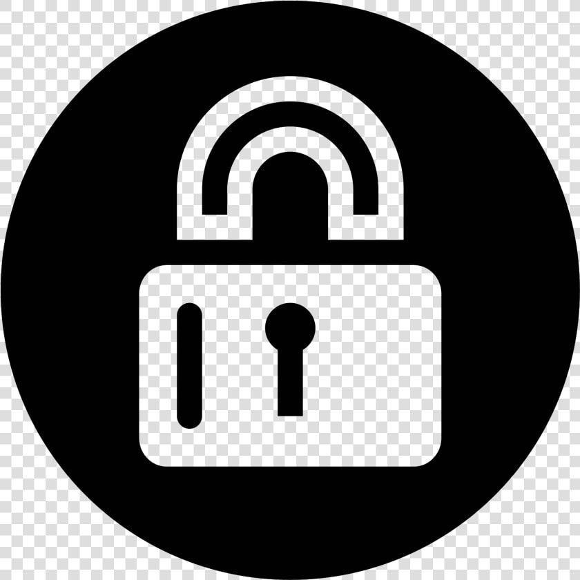 Lock Clipart Encryption   Logo Black And White Png  Transparent PngTransparent PNG