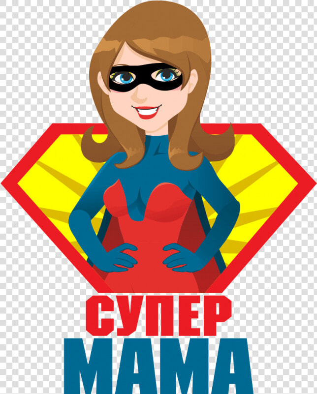 Super Mom Clip Art Transparent   Super Mom Clipart Png  Png DownloadTransparent PNG