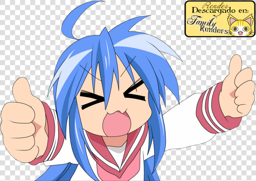 Konata Izumi Good Job Clipart   Png Download   Konata Izumi Thumbs Up  Transparent PngTransparent PNG