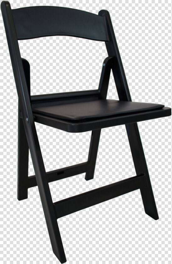 Folding Chair Background Png   Resin Padded Folding Chair Black  Transparent PngTransparent PNG