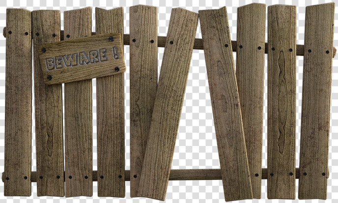 Dog  Fence  Beware  Backyard  Canine  Animals  Barn   Plank  HD Png DownloadTransparent PNG