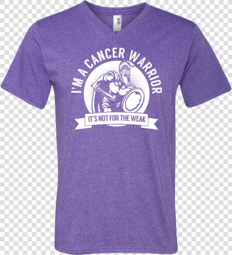 Cancer Warrior Spartan Men S V neck Shirt   Active Shirt  HD Png DownloadTransparent PNG