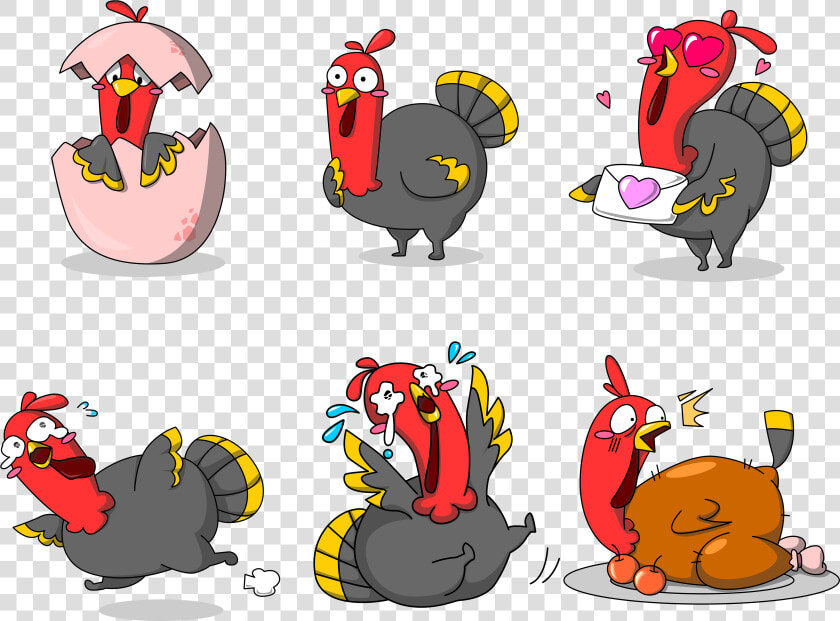 Turkey Cartoon Thanksgiving   ไก่ งวง การ์ตูน  HD Png DownloadTransparent PNG