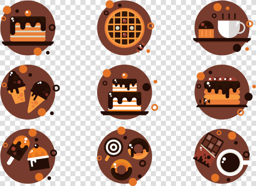 Chocolate Icons Vector   Icone Confeitaria Png  Transparent PngTransparent PNG