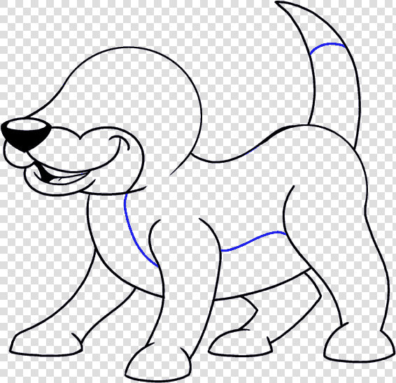 How To Draw Cartoon Dog   Cartoon Dog Sketch  HD Png DownloadTransparent PNG