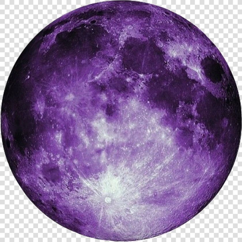 Beautiful Purple Moon Purple Moon Freetoedit   Full Moon  HD Png DownloadTransparent PNG