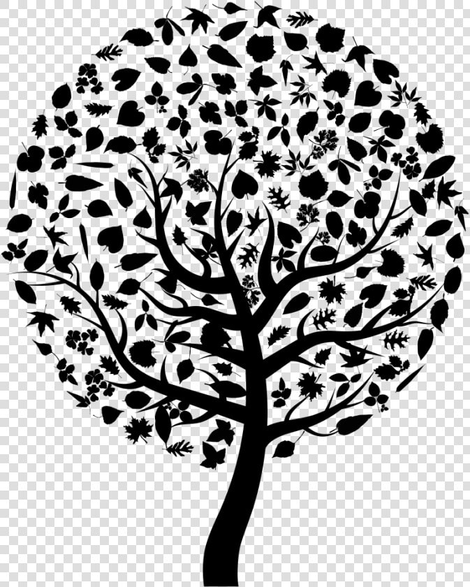 Abstract Tree Silhouette Mark Ii   Tree Clip Art Silhouette  HD Png DownloadTransparent PNG