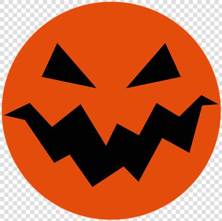 Halloween  Pumpkin  Smile  Evil  Vicious  Autumn   Circle Jack O Lantern  HD Png DownloadTransparent PNG