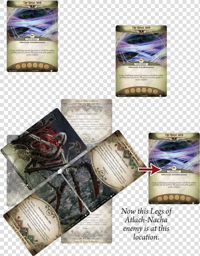 Ahc44 Diagram Spider queen   Atlach Nacha Arkham Horror Lcg  HD Png DownloadTransparent PNG