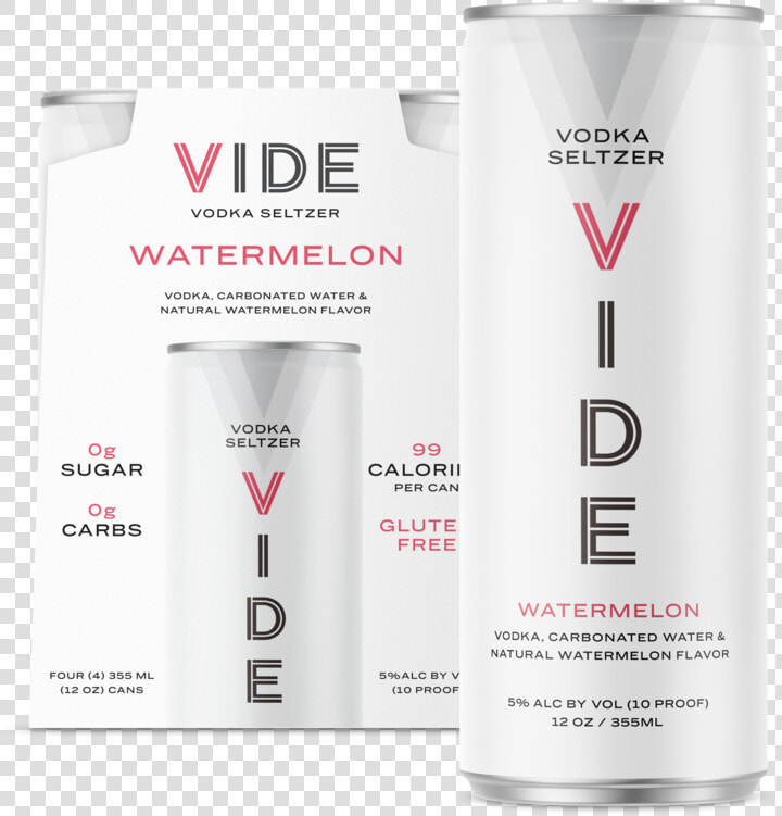 Vide 12oz 4pk Can wa   Vide Vodka Seltzer  HD Png DownloadTransparent PNG