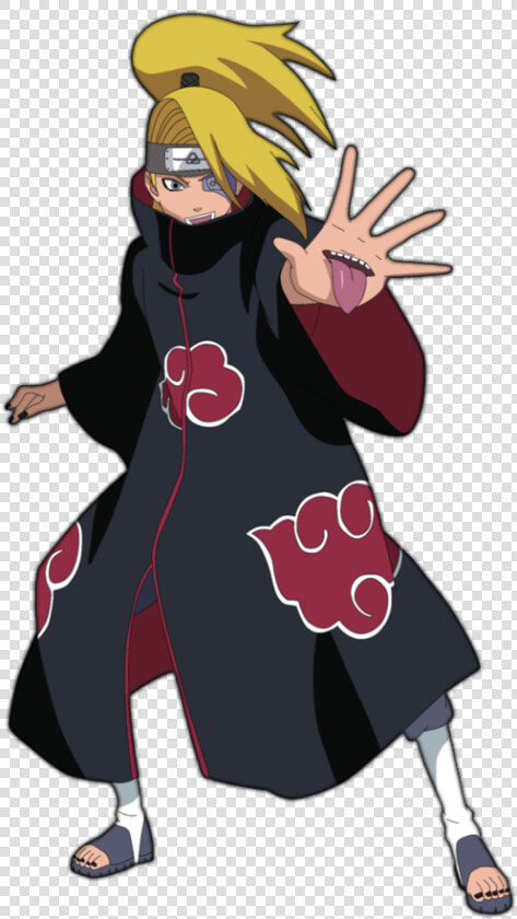 Deidara Render By Luishatakeuchiha On Deviantart   Deidara Kisame  HD Png DownloadTransparent PNG