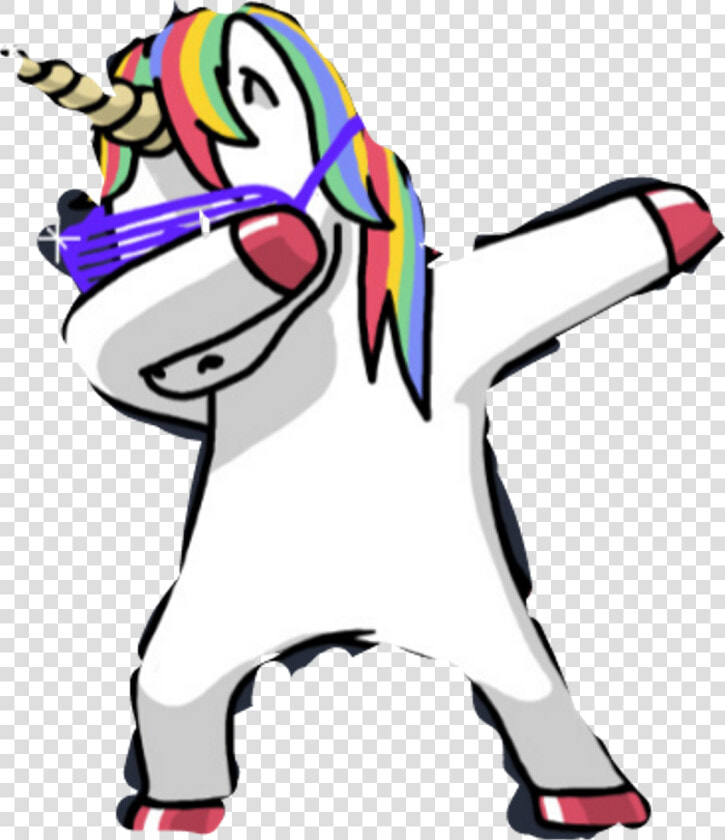 Unicorn Dabbing Clipart   Png Download   Dabbing Unicorn  Transparent PngTransparent PNG