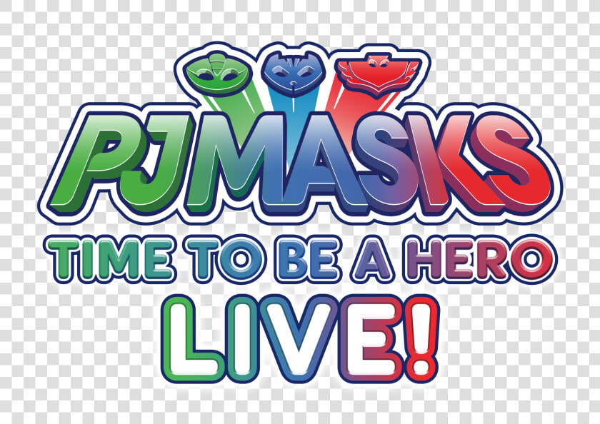 Pjmaskspresslogo   Pj Masks Time To Be A Hero Png  Transparent PngTransparent PNG