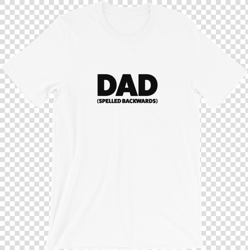 Dad Spelled Backwards Short Sleeve Unisex T Shirt   Active Shirt  HD Png DownloadTransparent PNG