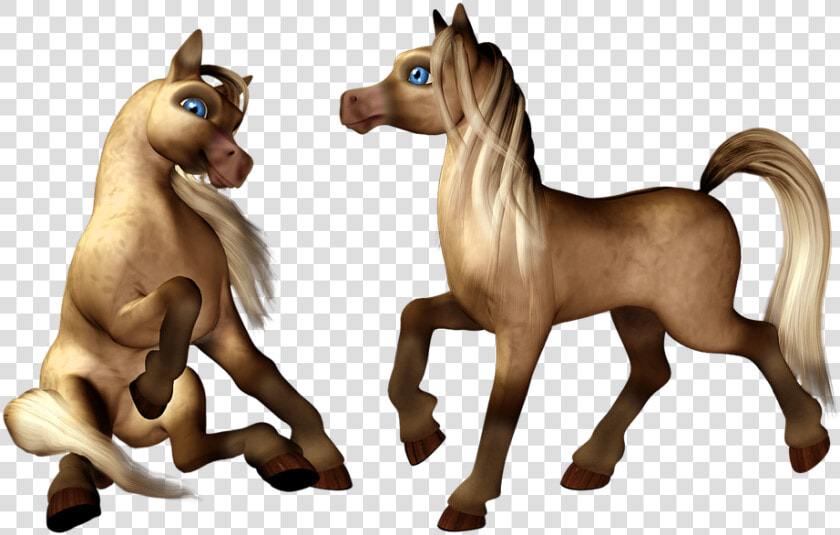 Pony  Horse  Colt  Filly  Foal  Cartoon  Toon  Isolated   Caballo Dibujo A Color  HD Png DownloadTransparent PNG