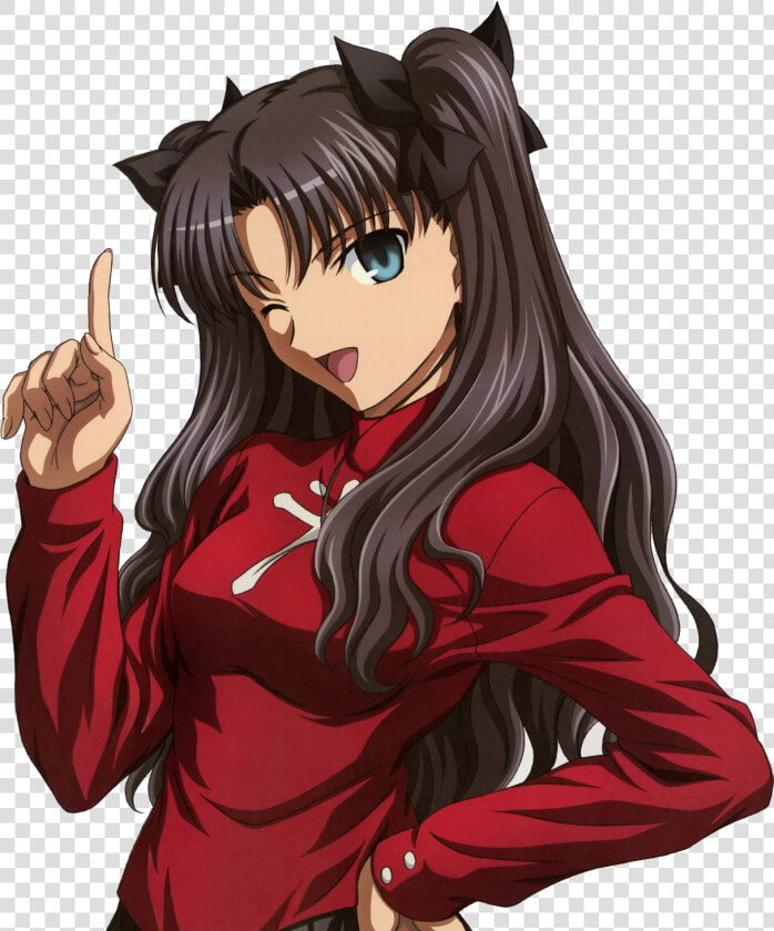 Fate Stay Night Rin Tohsaka Portraits  HD Png DownloadTransparent PNG