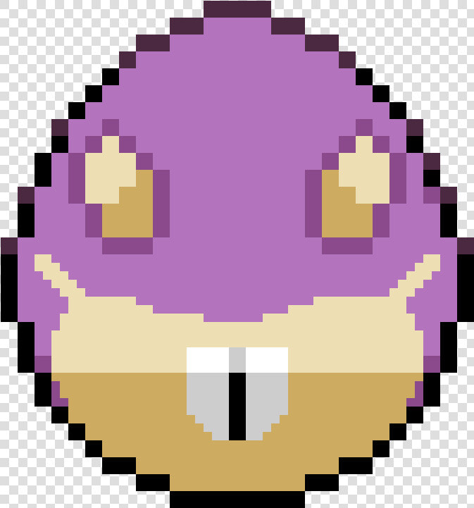 Rattata Custom Egg   Deadpool Logo Pixel Art  HD Png DownloadTransparent PNG