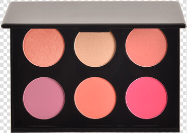 6 Shade Blush Palette   Blush Palettes  HD Png DownloadTransparent PNG