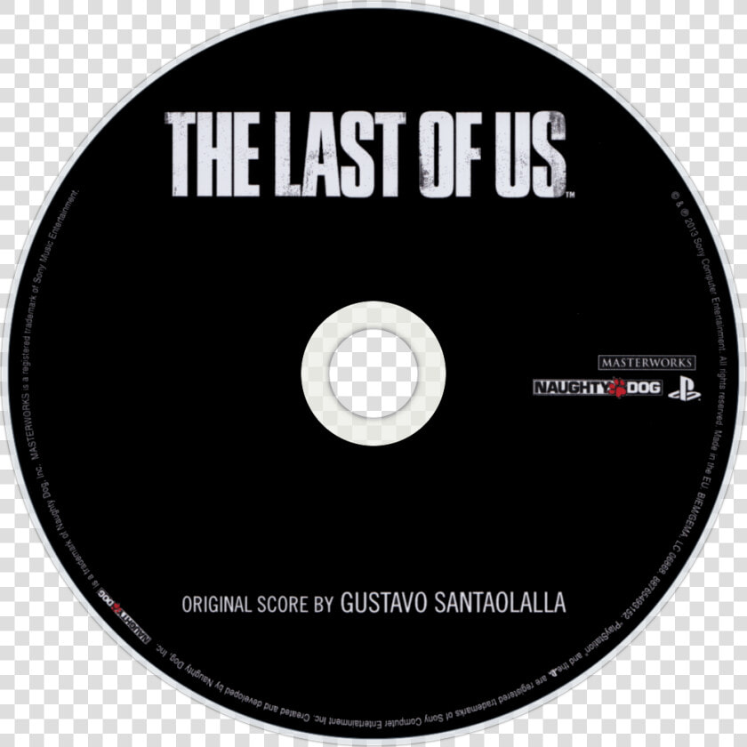 Gustavo Santaolalla The Last Of Us Cd Disc Image   Last Of Us  HD Png DownloadTransparent PNG