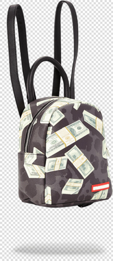 Sprayground  Money On Black Leopard Print Mini Mini   Tote Bag  HD Png DownloadTransparent PNG