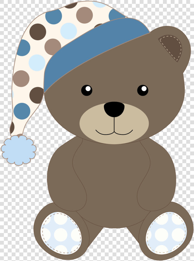 Transparent Ositos Png   Teddy Bear With Nightcap Clip Art  Png DownloadTransparent PNG