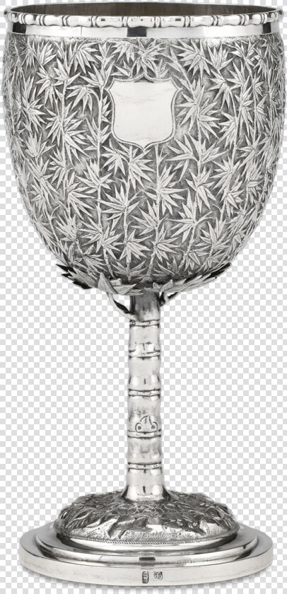 Chinese Export Silver Goblet   Chinese Antique Silver Glass  HD Png DownloadTransparent PNG