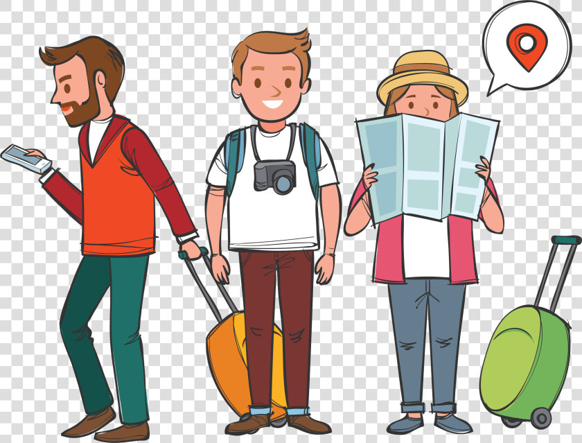 Transparent Tourism Clipart   Traveling Cartoon Png  Png DownloadTransparent PNG