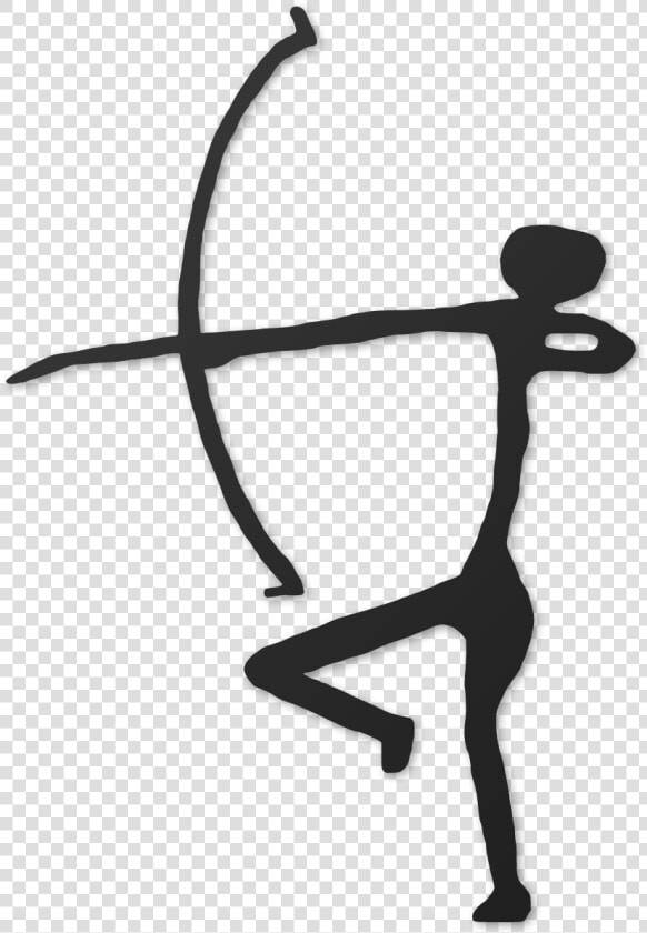 Lascaux Cave Stick Figure   Simple Easy Cave Paintings  HD Png DownloadTransparent PNG