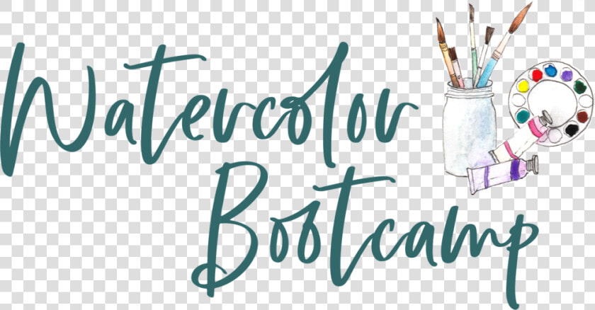 Watercolor Bootcamp Logo   Calligraphy  HD Png DownloadTransparent PNG