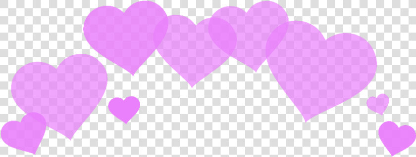  heartcrown  hearts  purple  overlay  cute  cool   Bts  HD Png DownloadTransparent PNG