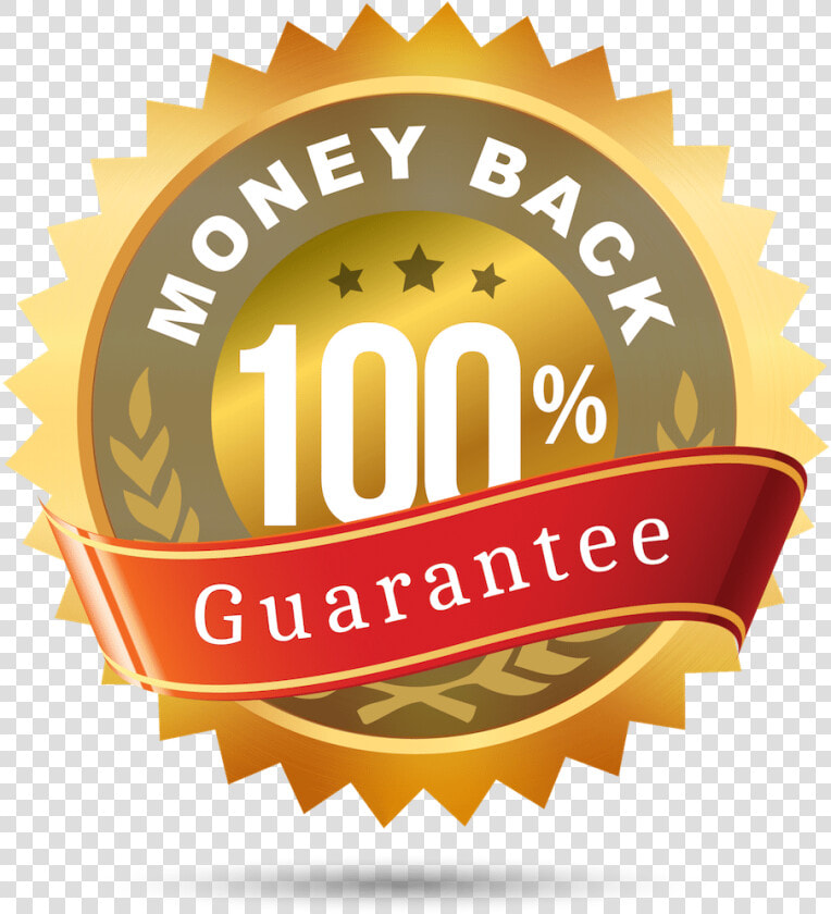 100  Money Back Guarantee   Gold Seal Transparent Background  HD Png DownloadTransparent PNG