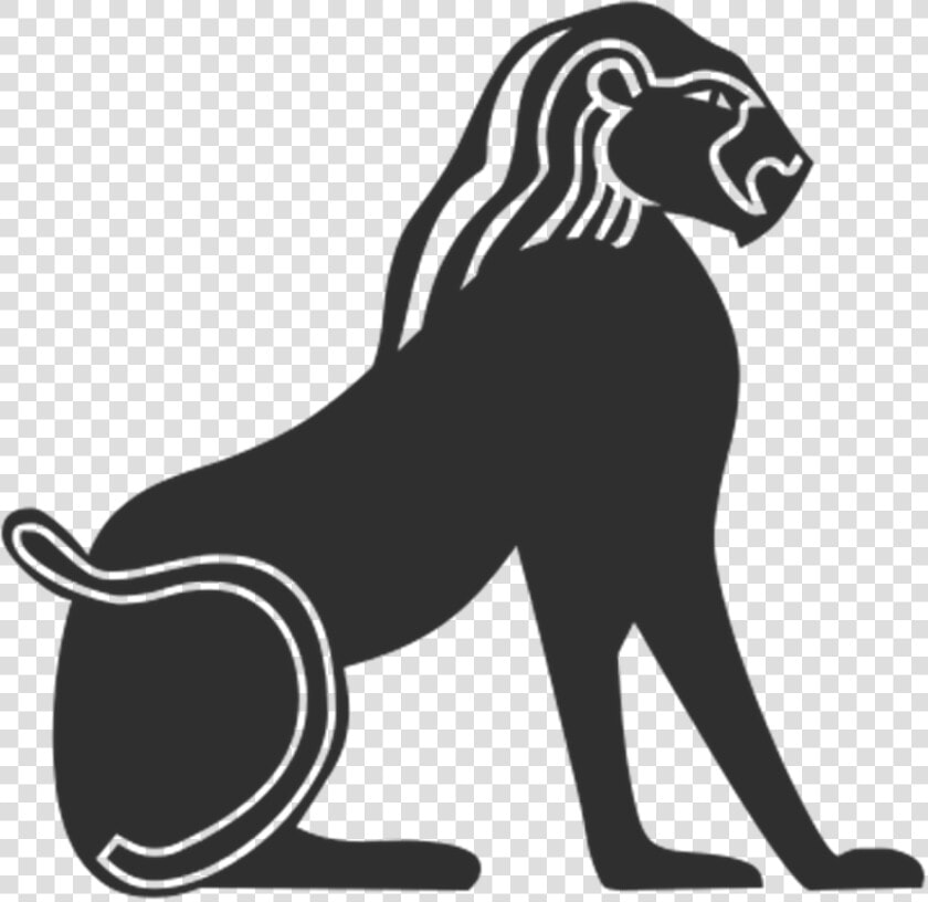 Clip Art Ancient Egypt Egyptian Hieroglyphs   Ancient Egypt Lion Symbol  HD Png DownloadTransparent PNG