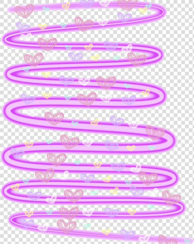  purple  swirl  hearts  neon   Neon Swirl  HD Png DownloadTransparent PNG