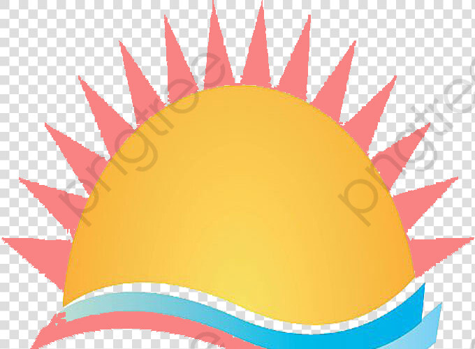 Sunrise Clipart Sea   Transparent Sun And Clouds  HD Png DownloadTransparent PNG