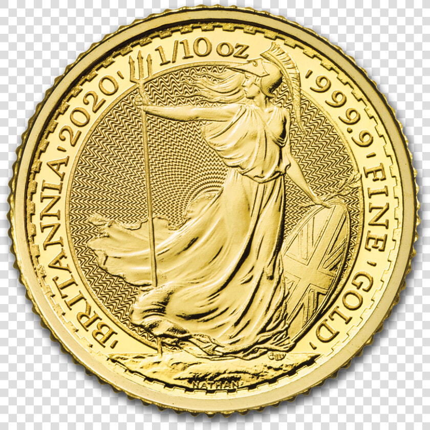 2020 1 10 Oz Great Britain Britannia   2020 Gold Britannia  HD Png DownloadTransparent PNG