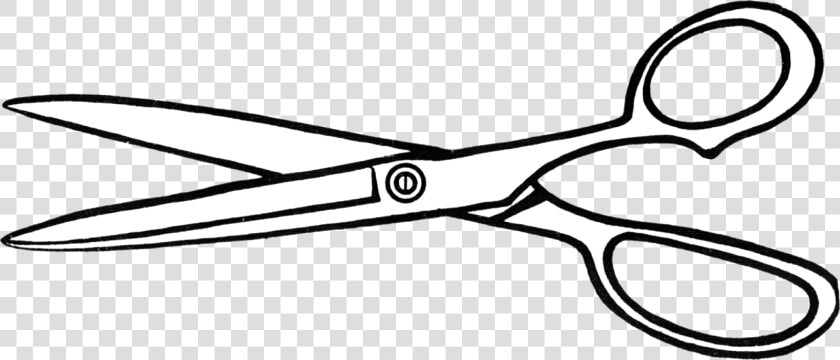 Scissors Clipart   Scissor Black And White  HD Png DownloadTransparent PNG