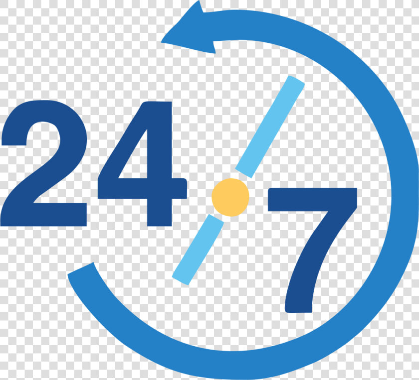 24 Hour Service Support   24 7 Icon Png  Transparent PngTransparent PNG