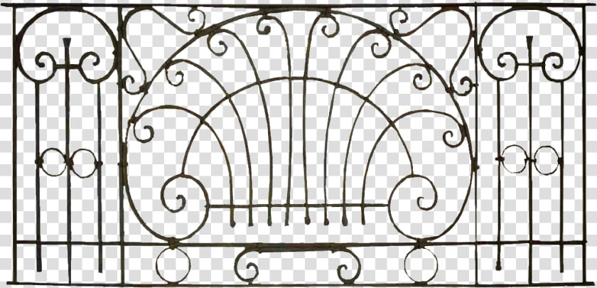 Wrought Iron Fence  HD Png DownloadTransparent PNG