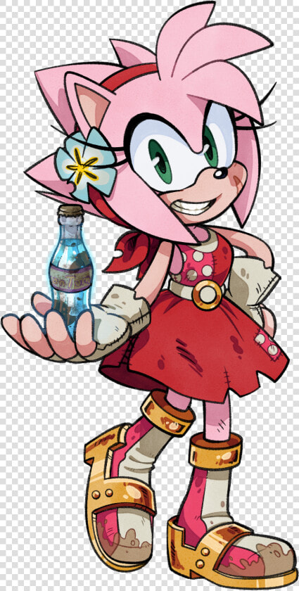 New Mobius Amy Rose Redesign   Sonic Fallout New Mobius  HD Png DownloadTransparent PNG