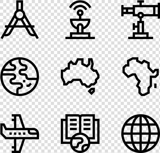 Geography   Coffee Icons Vector  HD Png DownloadTransparent PNG