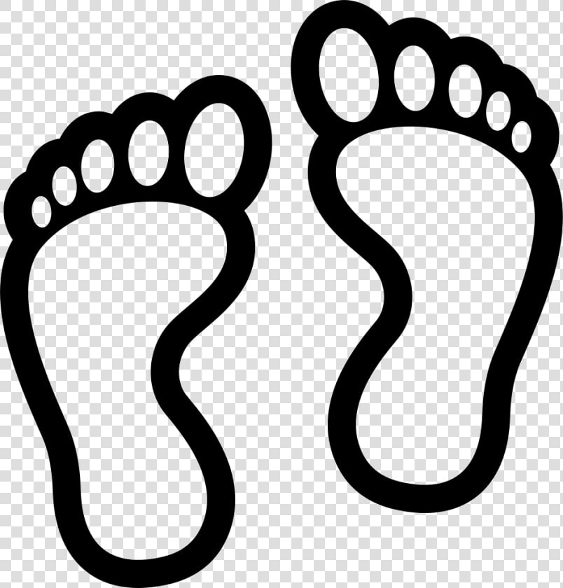 Transparent Foot Prints Png   Footprint Clipart Black And White  Png DownloadTransparent PNG