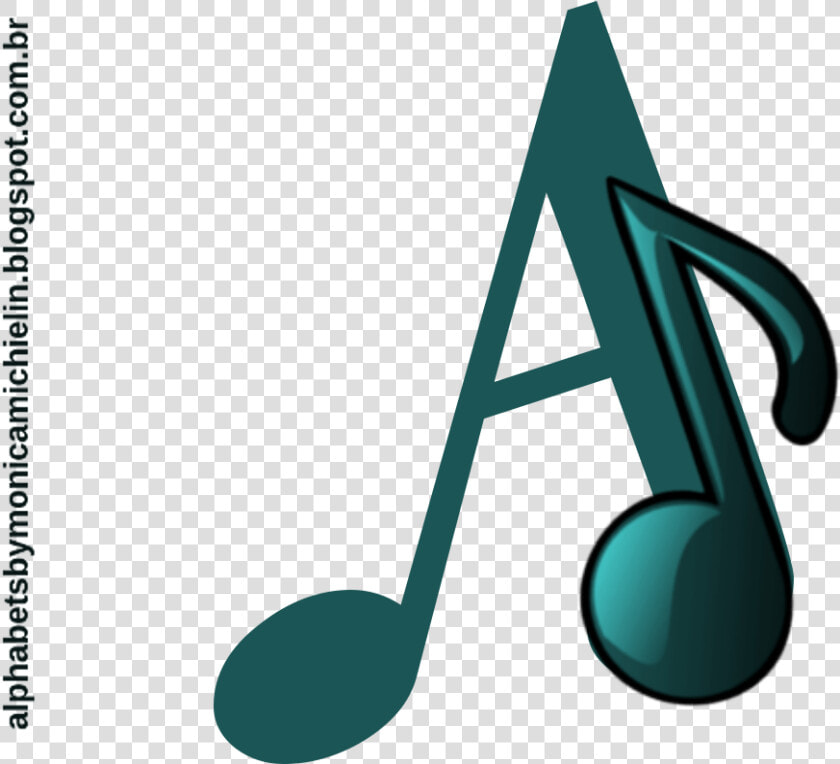  colcheia Nota Musical Alfabeto Png    Letras Con Notas Musicales  Transparent PngTransparent PNG