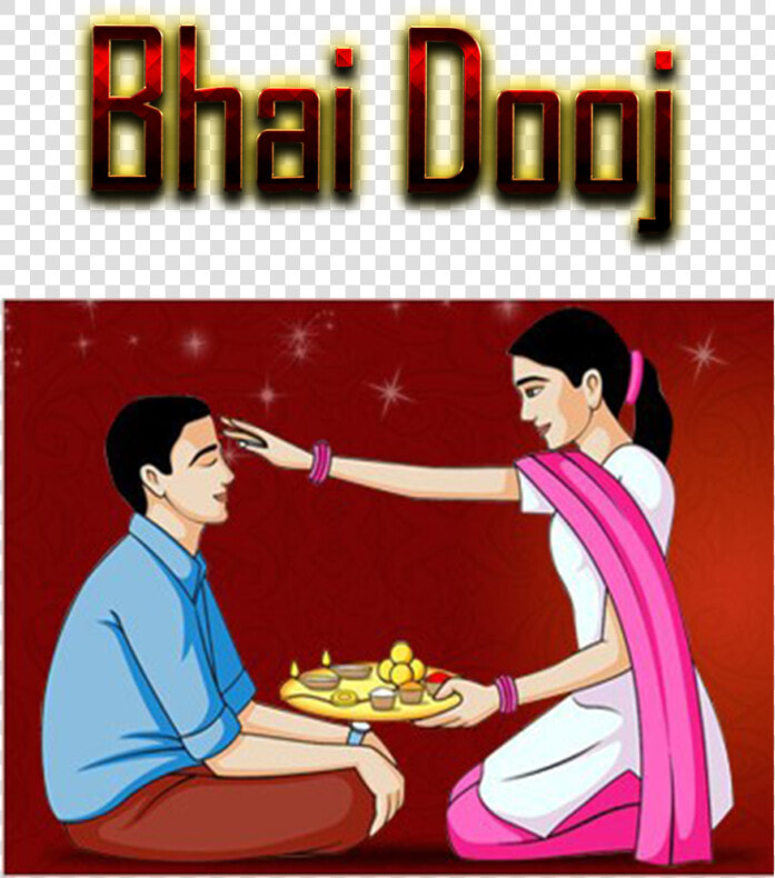 Bhai Dooj Sticker For Sister   Happy Bhai Dooj  HD Png DownloadTransparent PNG