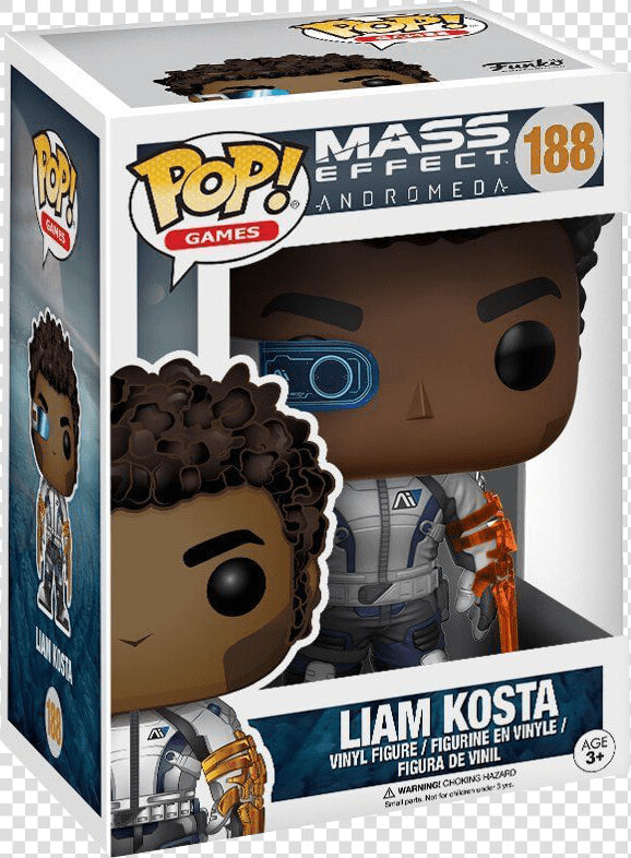 Funko Pop Games Mass Effect Andromeda Liam Kosta   Liam Kosta Funko Pop  HD Png DownloadTransparent PNG