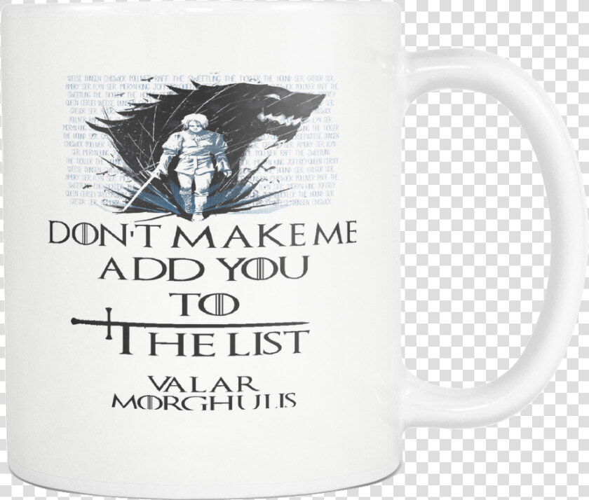 Game Of Thrones Mug  Valar Morghulis  Arya Stark  House   Got Mug  HD Png DownloadTransparent PNG