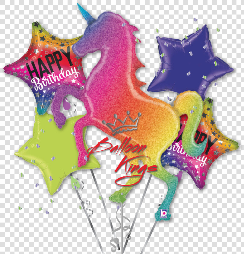 Glittering Rainbow Unicorn Bouquet  HD Png DownloadTransparent PNG