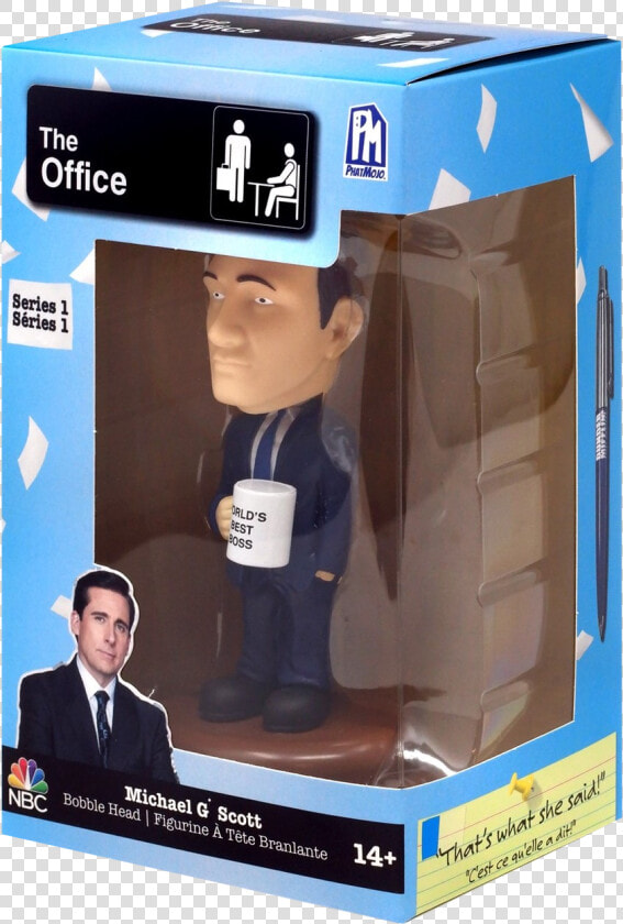 Scott Series 1 5” Bobble Head Figure   Office Dwight Schrute Bobblehead  HD Png DownloadTransparent PNG