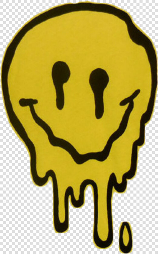  face  happy  sad  tumblr  aesthetic  tumblraesthetic   Melting Smiley Face  HD Png DownloadTransparent PNG