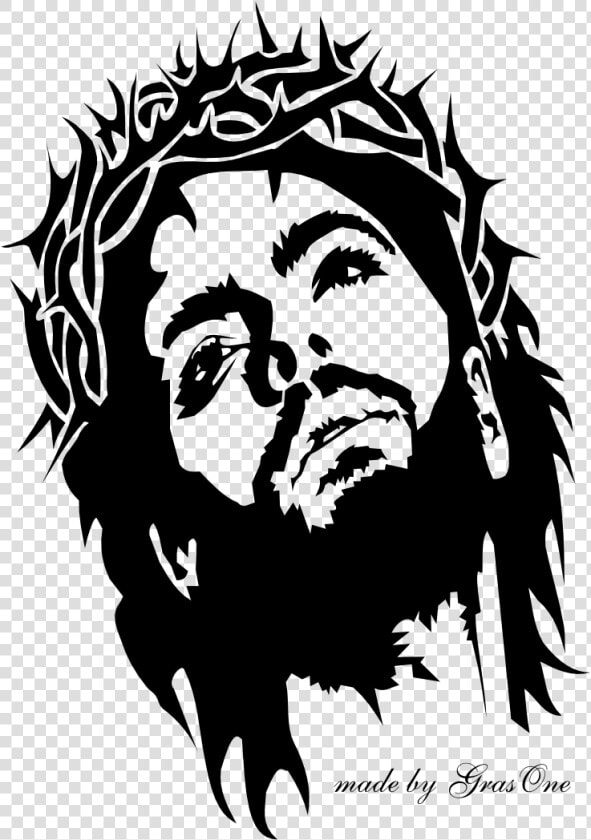 Jesus Png Tribal   Jesus Sticker  Transparent PngTransparent PNG